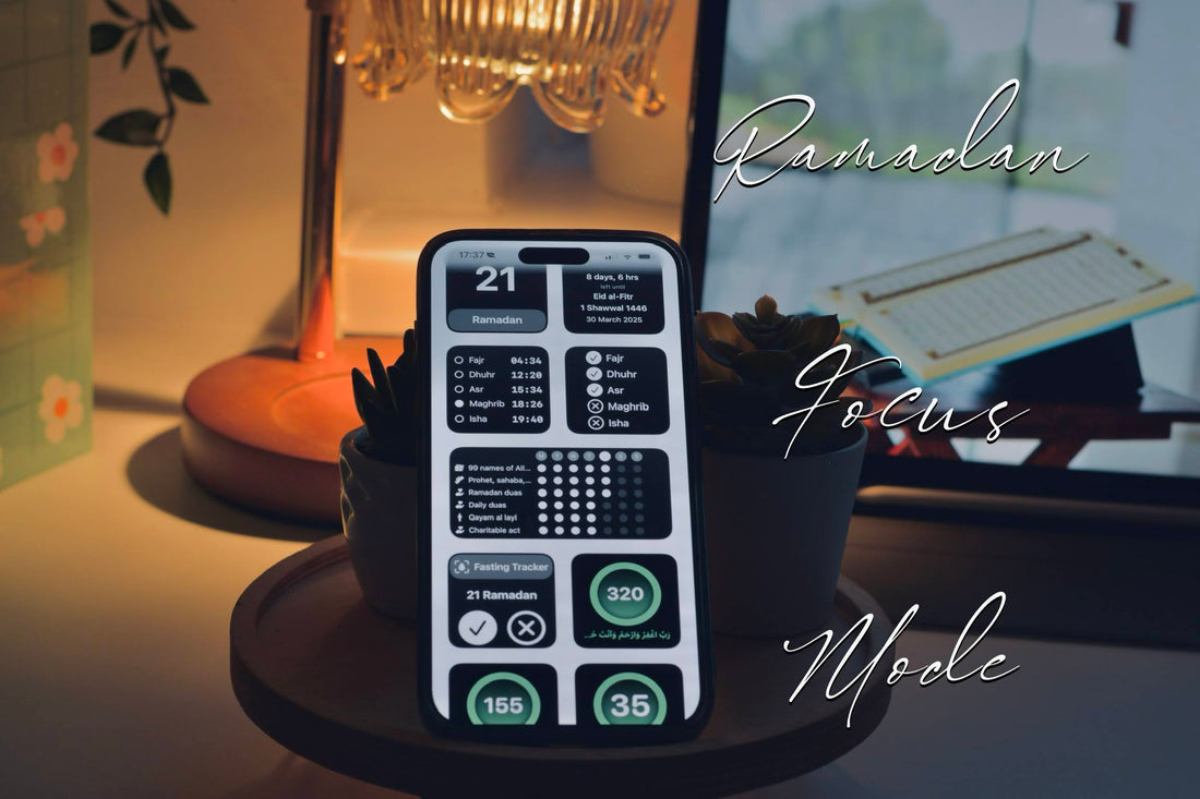 Ramadan Focus Mode. Replacement instead of Restriction.