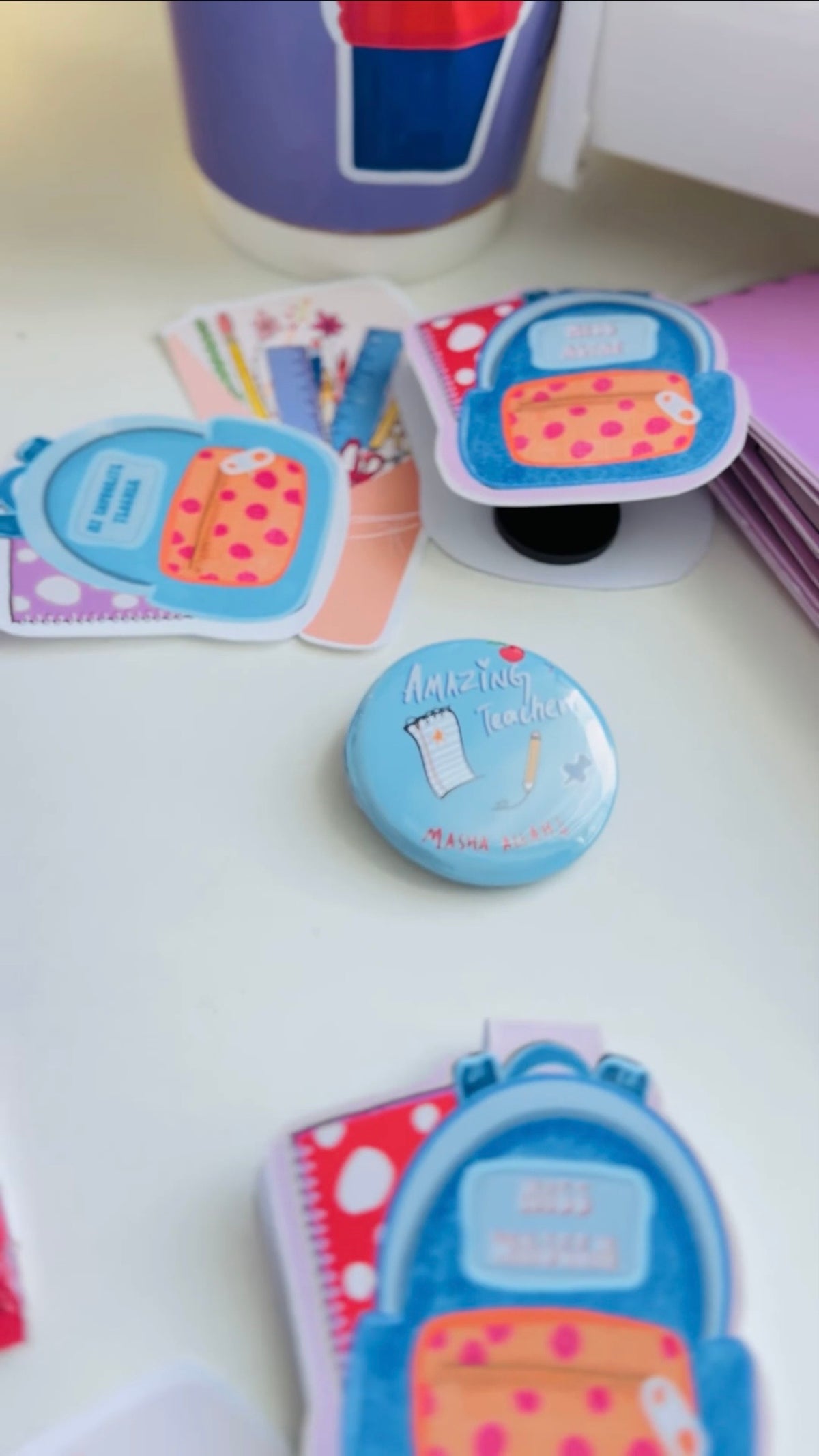 Backpack Magnetic Bookmark