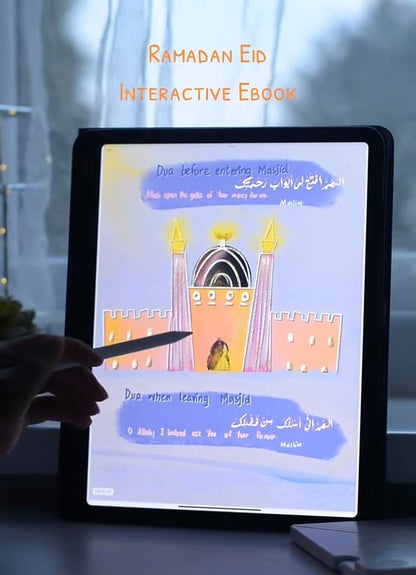 Ramadan Eid Interactive/ Clickable ebook. Islamic interactive book [Digital Download]