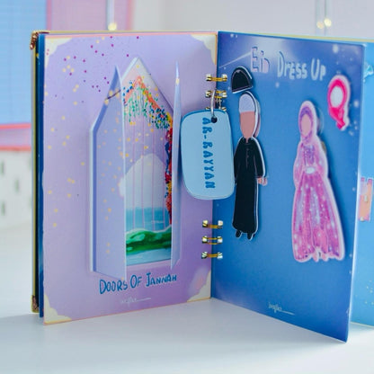 Islamic Activity book, Daily Duas interactive book. IMAJIAZ