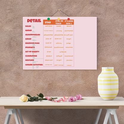 Islamic Intentional Routine Checklist Year Template [digital file only]